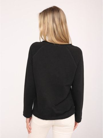 Zwillingsherz Longsleeve "Wild" zwart