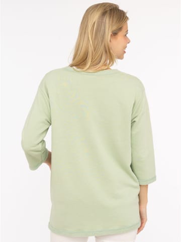 Zwillingsherz Longsleeve "Smile" in Grün