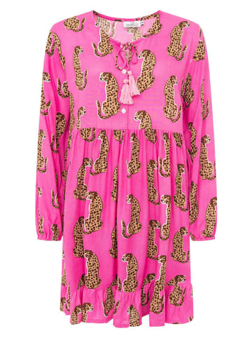 Zwillingsherz Kleid "Lovely Leopard" in Pink