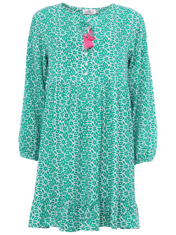 Zwillingsherz Sukienka "Melody" w kolorze turkusowym