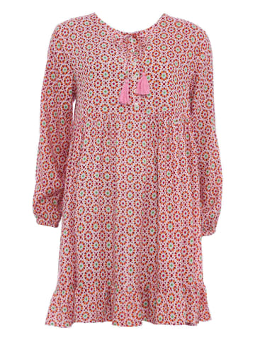 Zwillingsherz Kleid "Rosalind" in Rosa/ Bunt