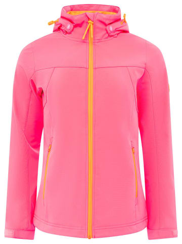 Zwillingsherz Softshelljacke "Glücksmomente" in Pink/ Orange