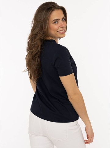 Zwillingsherz Shirt "Happiness Vibes" in Dunkelblau