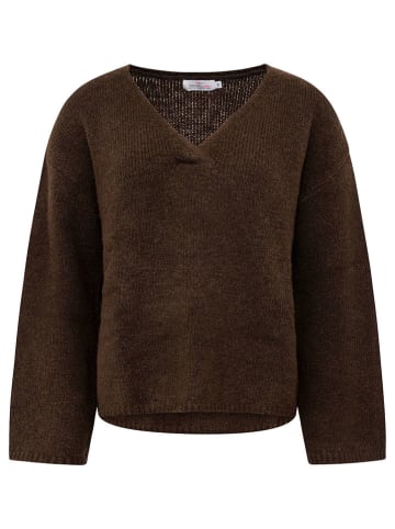 Zwillingsherz Pullover in Braun