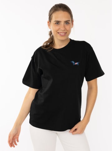 Zwillingsherz Shirt "Dackel" in Schwarz