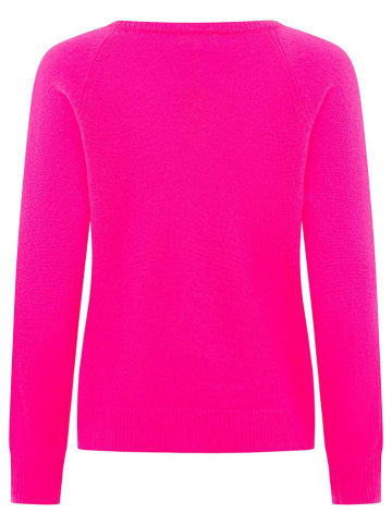 Zwillingsherz Kaschmir-Pullover in Pink