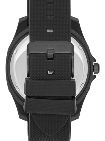 U.S. Polo Assn. Kwartshorloge zwart/wit