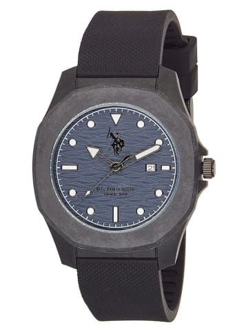 U.S. Polo Assn. Kwartshorloge zwart/donkerblauw