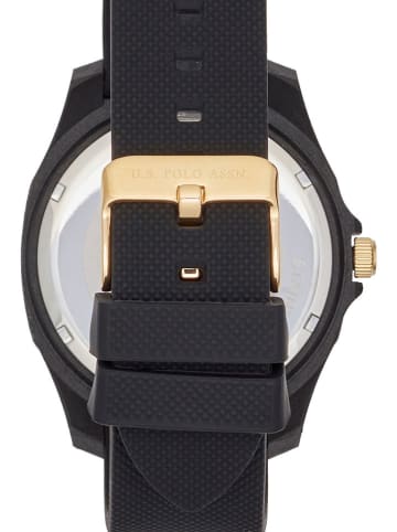 U.S. Polo Assn. Kwartshorloge zwart/wit