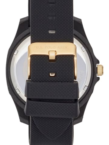 U.S. Polo Assn. Kwartshorloge zwart/groen