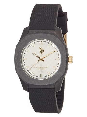 U.S. Polo Assn. Quarzuhr in Schwarz/ Weiß
