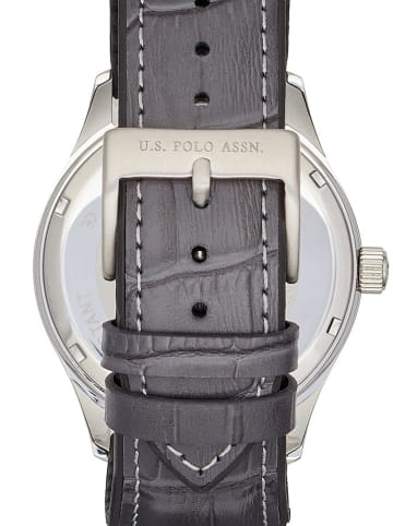 U.S. Polo Assn. Zegarek kwarcowy w kolorze srebrno-antracytowym