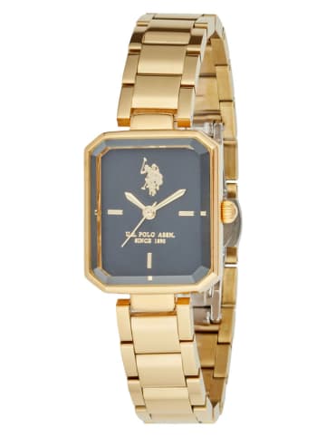 U.S. Polo Assn. Kwartshorloge goudkleurig/antraciet