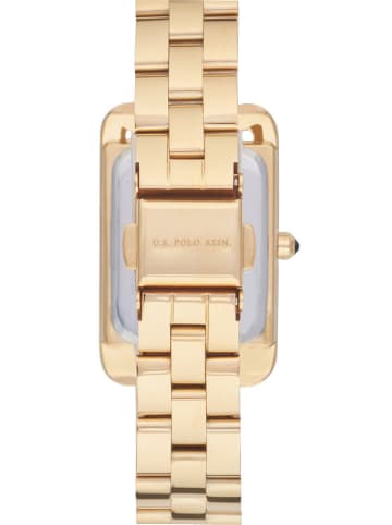 U.S. Polo Assn. Kwartshorloge goudkleurig/zwart