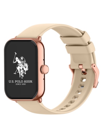 U.S. Polo Assn. Smartwatch in Beige/ Roségold