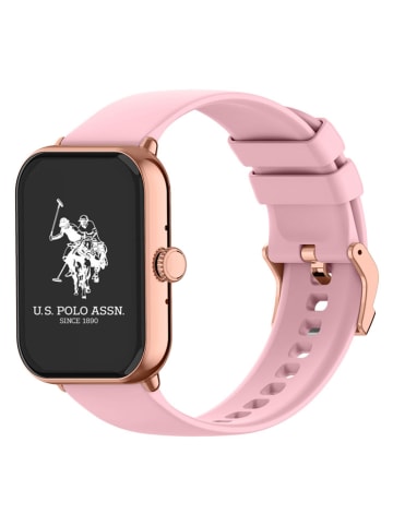 U.S. Polo Assn. Smartwatch lichtroze/roségoudkleurig