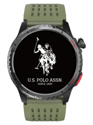 U.S. Polo Assn. Smartwatch w kolorze oliwkowo-czarnym
