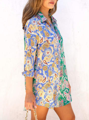 LA Angels Kleid in Grün/ Blau