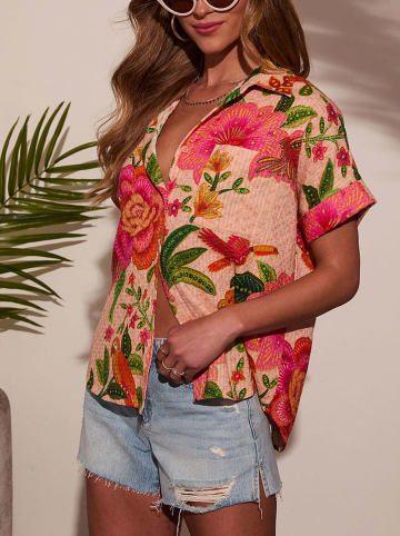 LA Angels Bluse in Lachs/ Pink