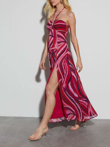 Milan Kiss Kleid in Rot/ Pink