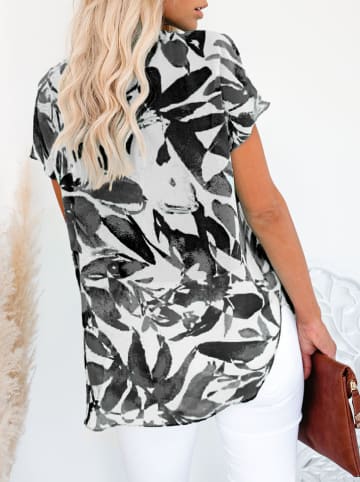 Milan Kiss Blouse wit/zwart