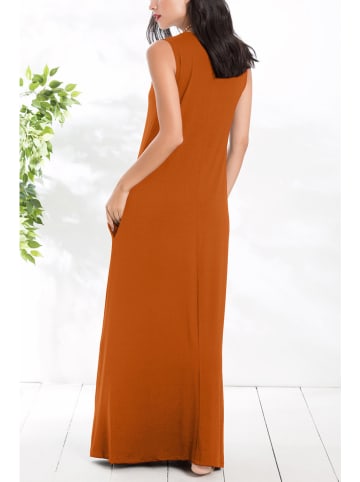 Milan Kiss Kleid in Hellbraun/ Orange