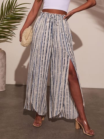 Milan Kiss Hose in Blau/ Weiß