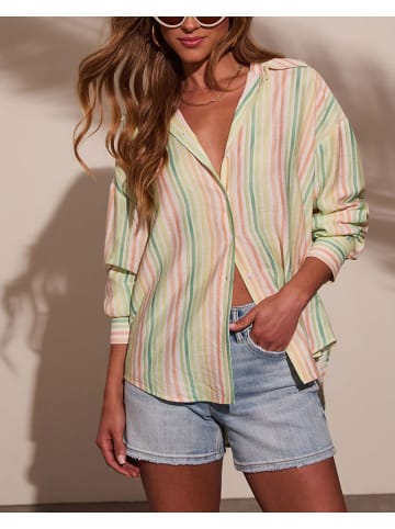 Milan Kiss Blouse groen/oranje