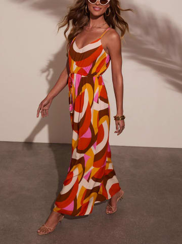 Milan Kiss Jumpsuit in Bunt/ Rot