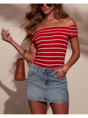 Milan Kiss Shirt rood/wit