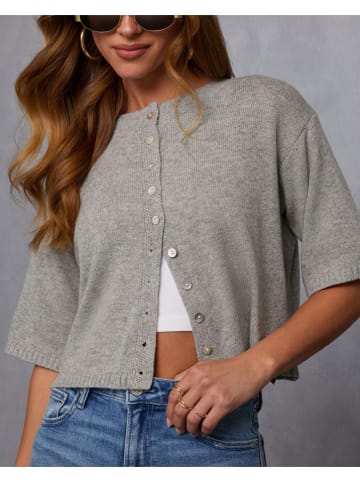 Milan Kiss Cardigan in Grau