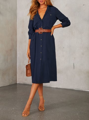 Milan Kiss Kleid in Dunkelblau