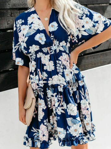 Milan Kiss Jurk donkerblauw