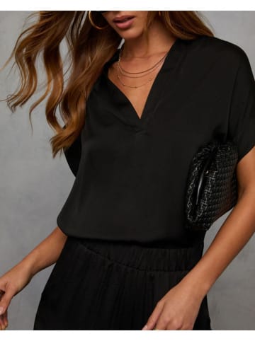 Milan Kiss Bluse in Schwarz