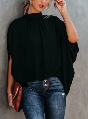 Milan Kiss Bluse in Schwarz