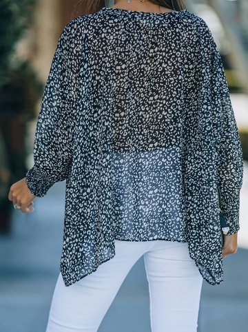 Milan Kiss Blouse zwart/meerkleurig