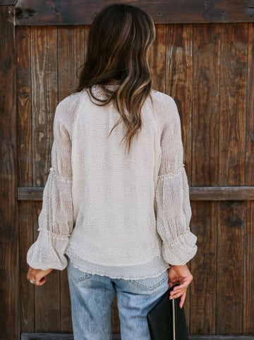 Milan Kiss Bluse in Creme