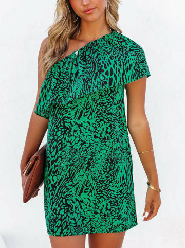 Milan Kiss Kleid in Grün/Schwarz