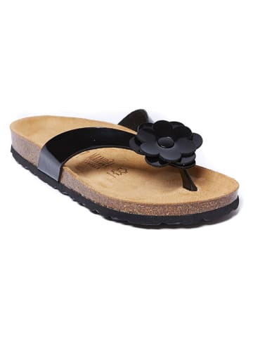Mandel Teenslippers "Lene" zwart