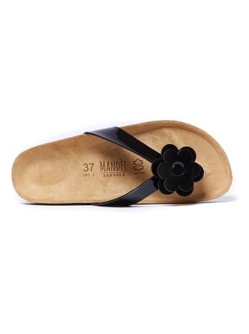 Mandel Teenslippers "Lene" zwart