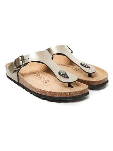 Mandel Teenslippers "Blanca" bruin