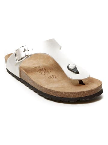 Mandel Teenslippers zilverkleurig