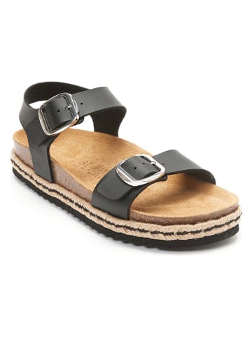 Mandel Sandalen zwart