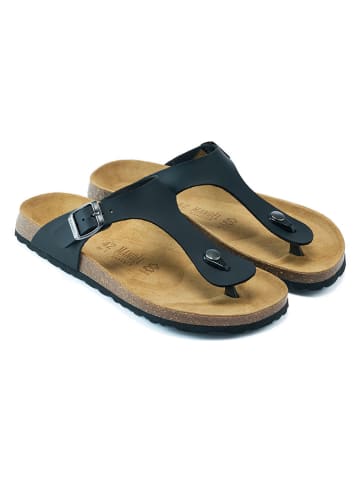 Mandel Teenslippers zwart