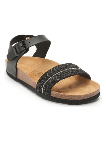 Mandel Sandalen zwart