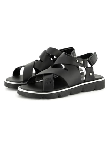 DKNY Leren sandalen zwart