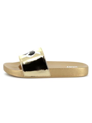 DKNY Slippers goudkleurig