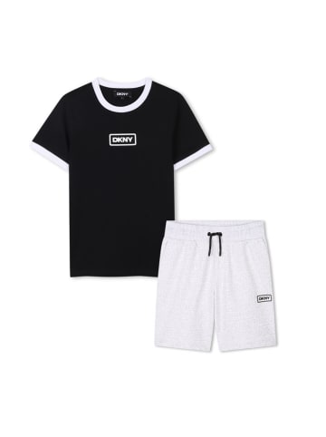 DKNY 2tlg. Outfit in Schwarz/ Weiß