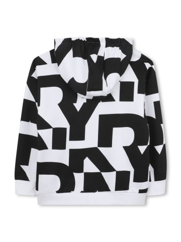 DKNY Bluza w kolorze czarno-białym