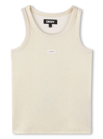 DKNY Top w kolorze beżowym